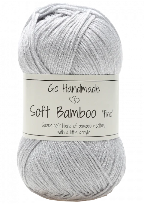 Go Handmade Soft Bamboo Fine 17328 Grigio chiaro