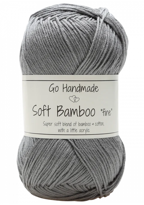 Go Handmade Soft Bamboo Fine 17329 Grigio