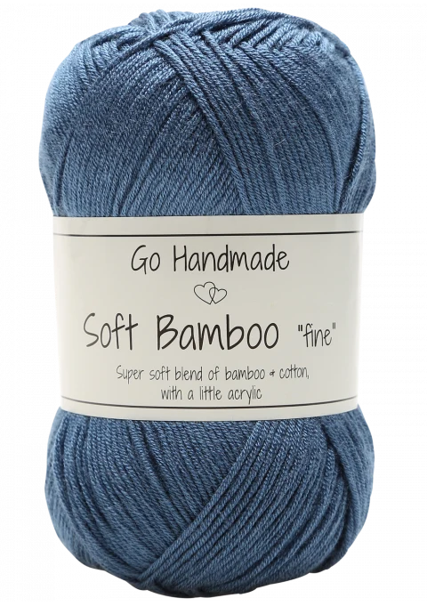 Go Handmade Soft Bamboo Fine 17331 Blu petrolio