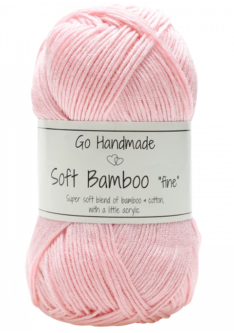 Go Handmade Soft Bamboo Fine 17372 Rosa chiaro