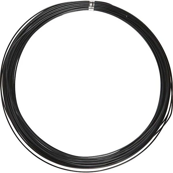 Bonzaitråd, Rund, 1 mm, 16 m Sort