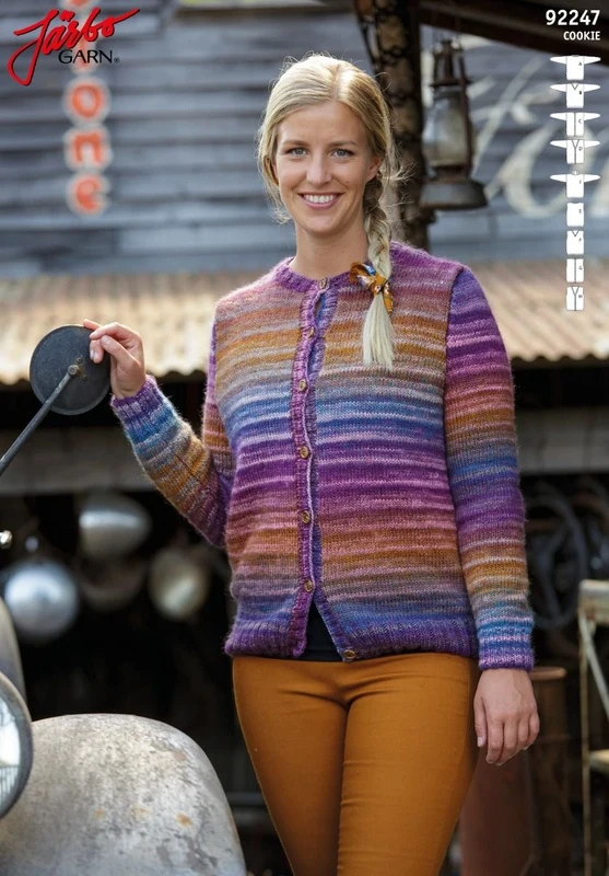 92247 Modello base con inserto manica per donna