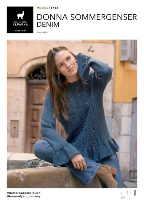 DSA67-12 Maglia Estiva Donna Denim