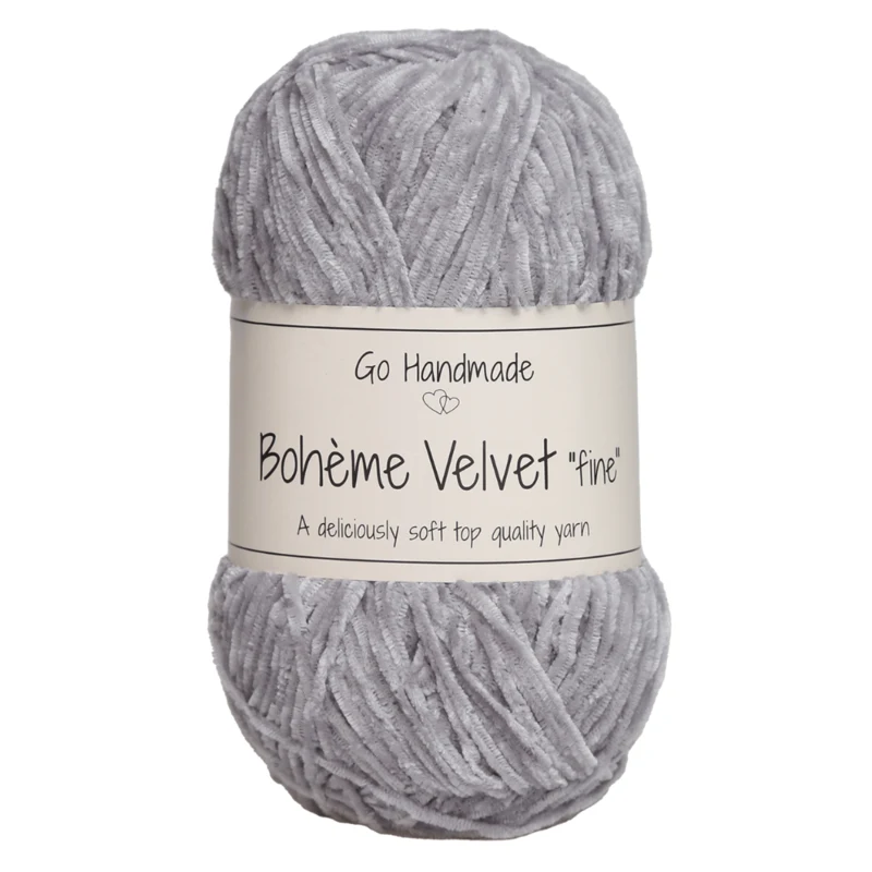 Go Handmade Bohème Velvet Fine 17604 Grigio