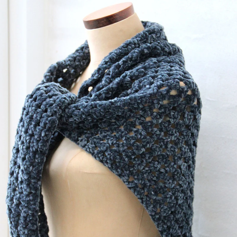Go Handmade Nonna Scialle Bohéme Velvet Double