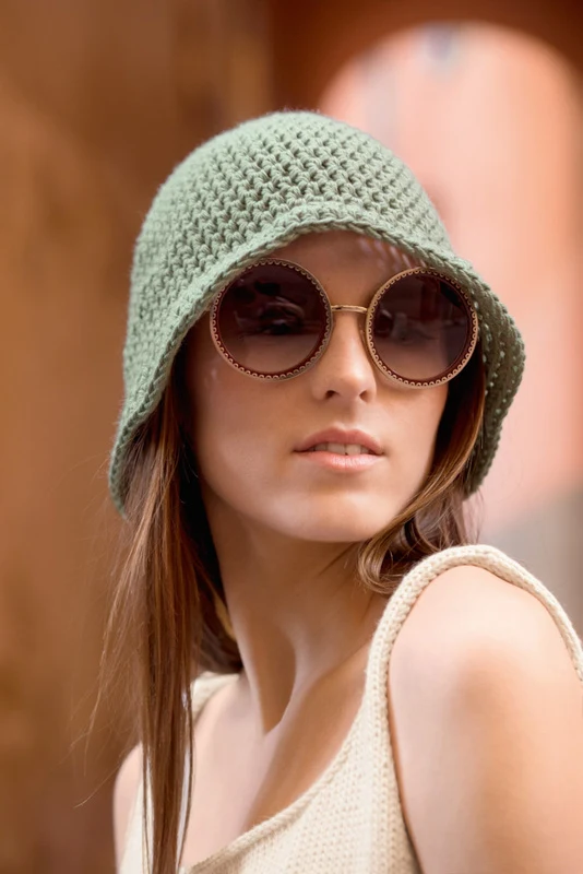 DSA67-18 Cappello da pescatore Daisy Dus Pistacchio