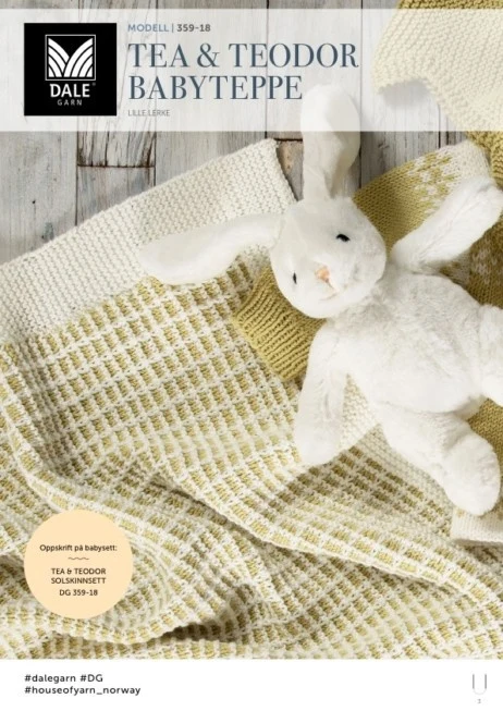 DG359-18 Coperta da tè e Teodor per neonati