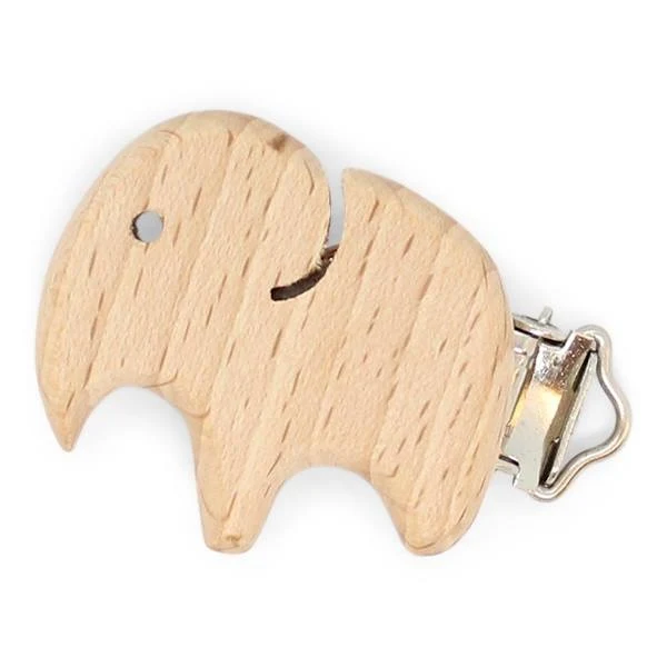 HobbyArts Clip in Legno, Figura, 1 pezzo Elefante