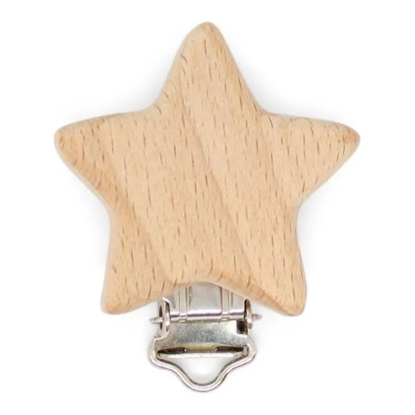 HobbyArts Clip in Legno, Figura, 1 pezzo Stella