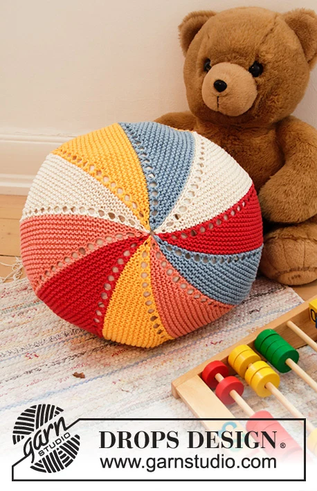 Cuscino ruota 35-4 colori di DROPS Design
