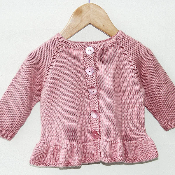 Vai a balza cardigan fatto a mano