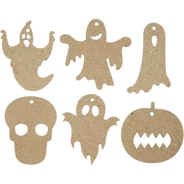 Halloween ophæng, 7-10 cm, 60 stk