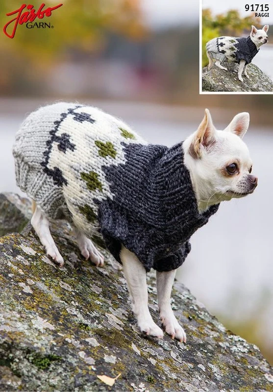 91715 Maglione per cani in fantasia nordica