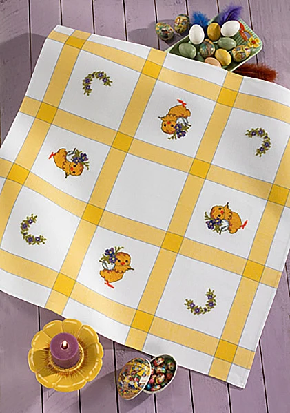 Broderikit Påskedug