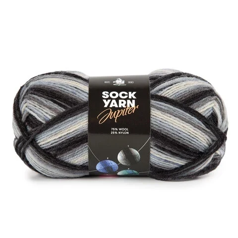 Mayflower Sock Yarn Universe Jupiter 01 Nero