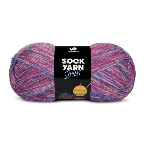 Mayflower Sock Yarn Universe Sirius 02 Rosa/Blu/Viola