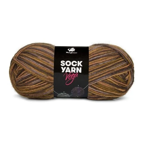 Mayflower Sock Yarn Universe Vega 05 Moka/Curry/Cannella/Latte