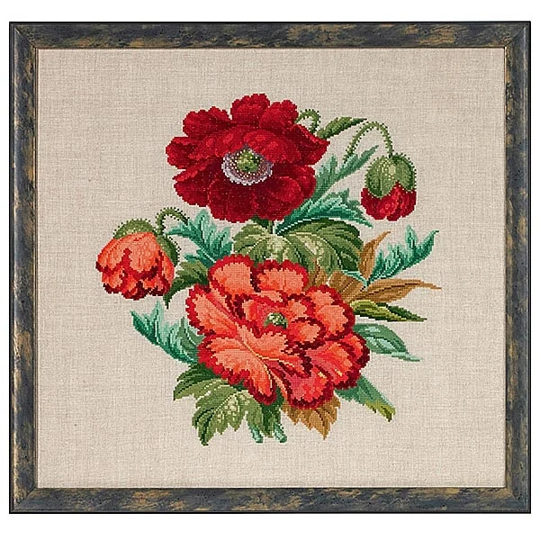 Broderikit Valmuer