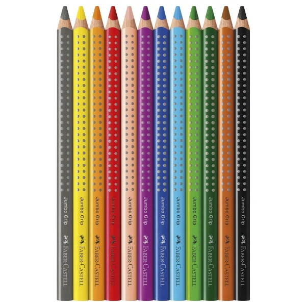 Faber-Castell Jumbo Grip acquerello triangolare 12 pz