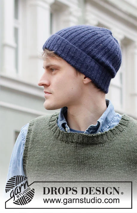 219-2 Georgetown Hat by DROPS Design