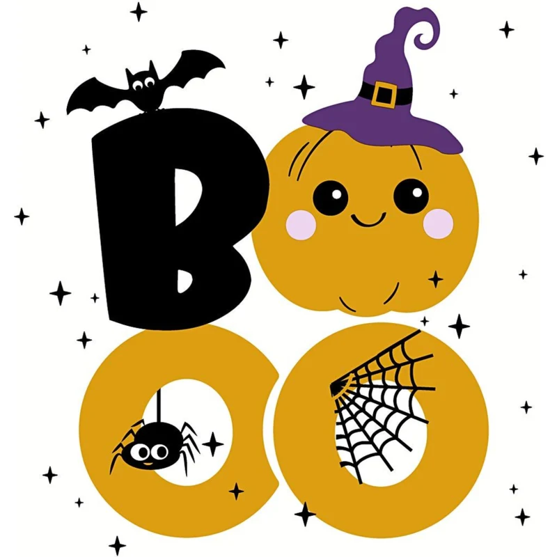 Tovaglioli, Halloween, 33x33 cm, 20 pz. Boo