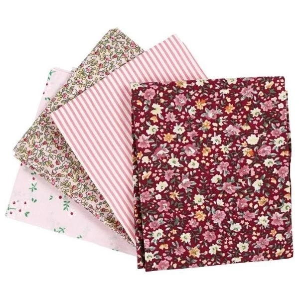 Tessuto patchwork, 100g Rosa