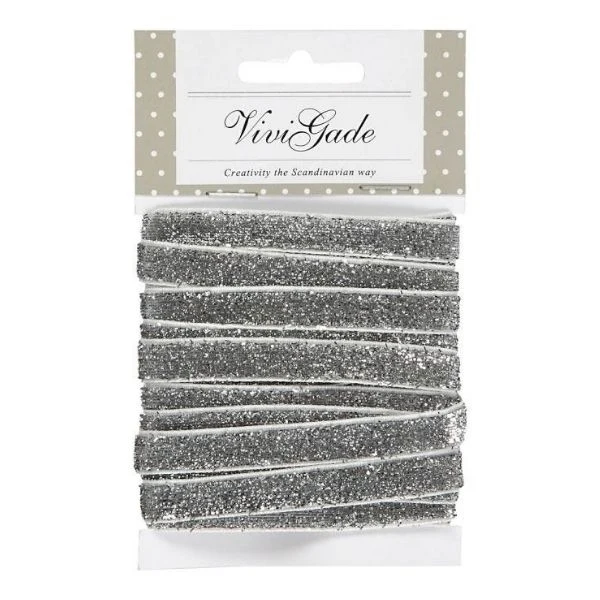 Dekorationsbånd glitter