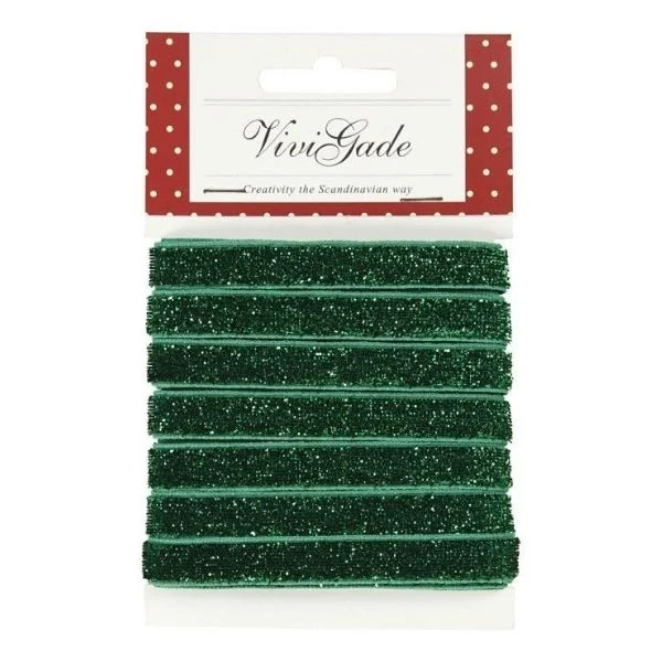 Dekorationsbånd glitter