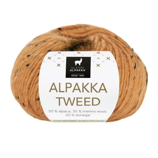 Du Store Alpakka Tweed 136 Giallo zafferano