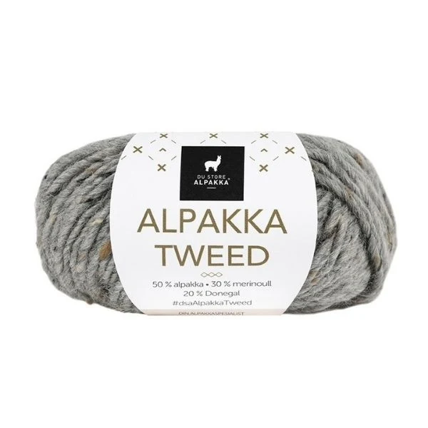 Du Store Alpakka Tweed 101 Grigio