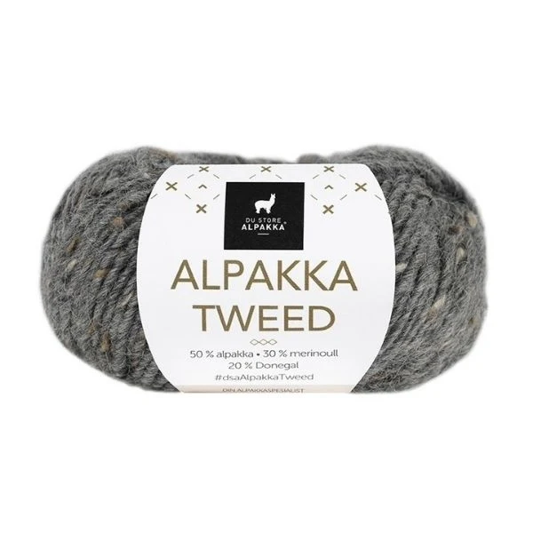 Du Store Alpakka Tweed 102 Grigio scuro