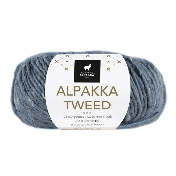Du Store Alpakka Tweed 104 Blu