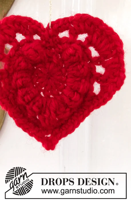 0-1447 Cuore appeso di DROPS Design