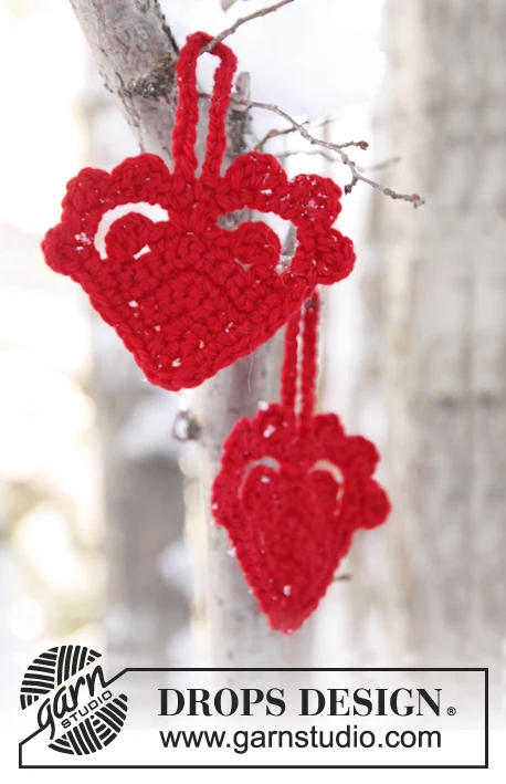 0-798 Heartflakes by DROPS Design