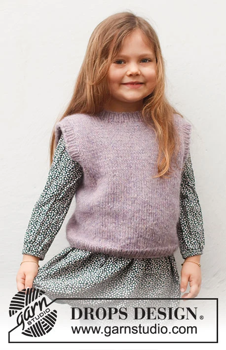 38-24 Lavender Smiles by DROPS Design