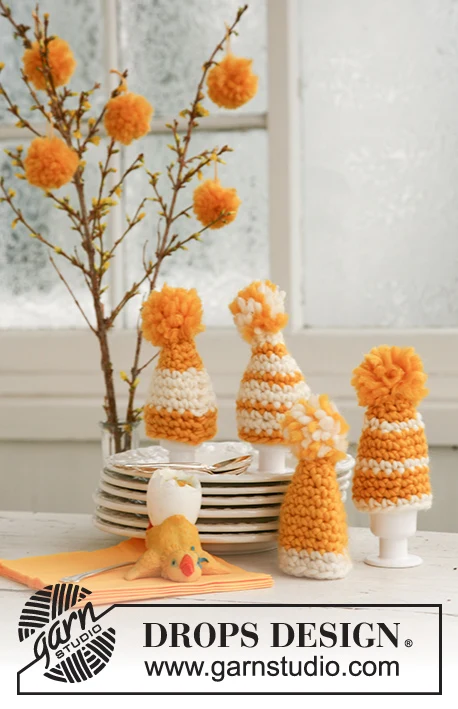 0-505 Egg Hats by DROPS Design