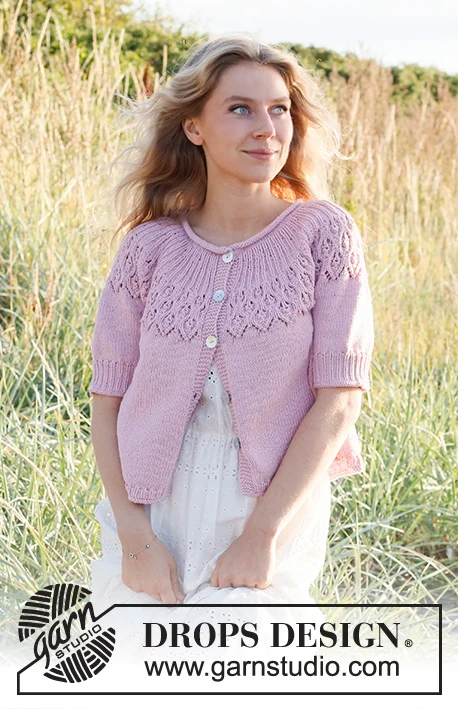 222-33 Now and Forever Cardi by DROPS Design