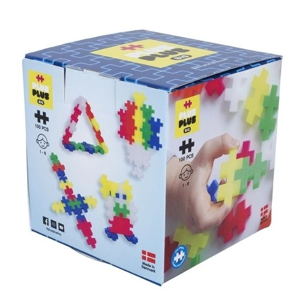 Plus-Plus STOR Neon Mix, 100 stk.