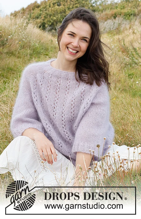 222-1 Lost in Lavender by DROPS Design
