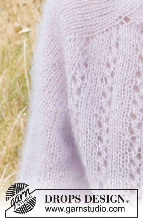 222-1 Lost in Lavender by DROPS Design