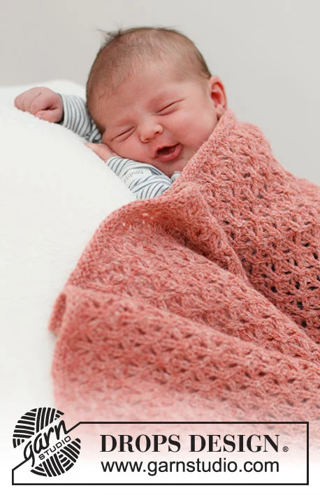 39-7 Coral Barley by DROPS Design