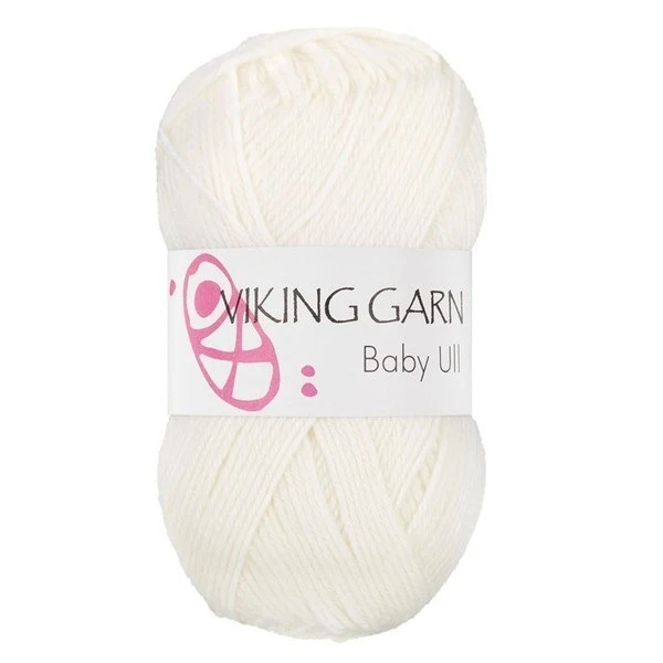 Viking Baby Ull 300 Bianca