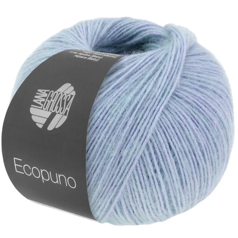 Lana Grossa Ecopuno 207 Blu pastello