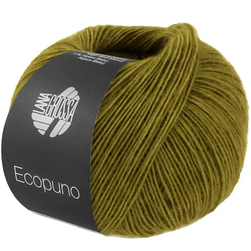 Lana Grossa Ecopuno 220 Oliva