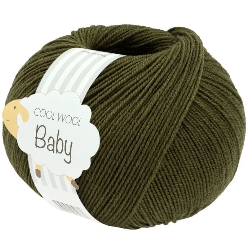 Lana Grossa Cool Wool Baby 349 Verde bosco