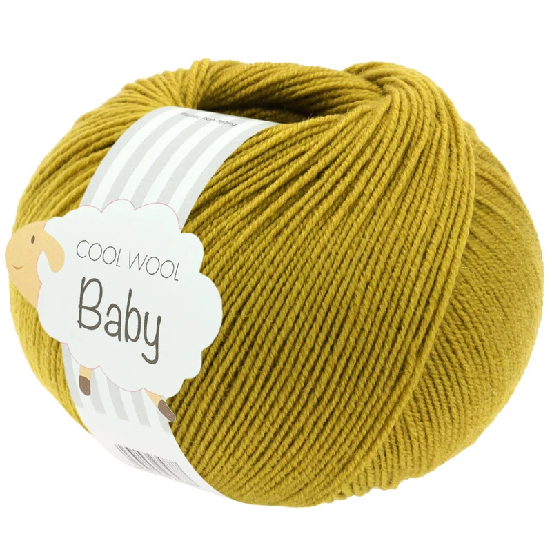 Lana Grossa Cool Wool Baby 346 Giallo senape