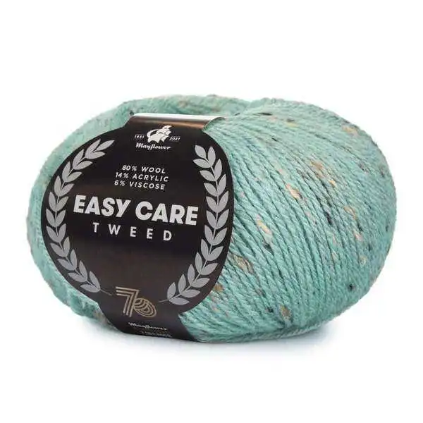 Mayflower Easy Care Tweed 498 Acquamarina chiara
