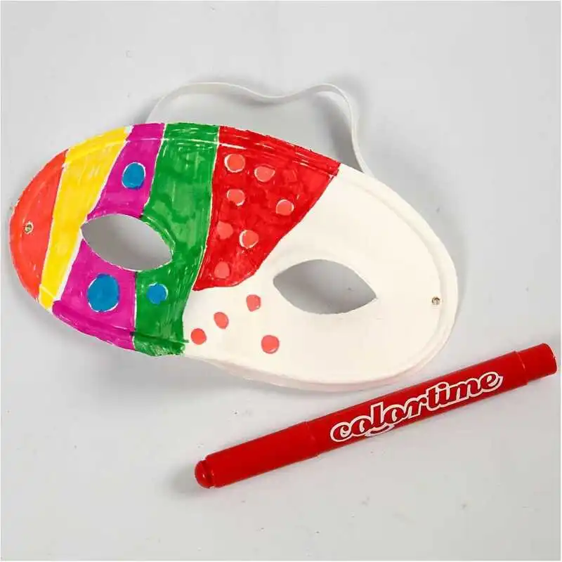 Semimaschera, Bianca, 10 pz