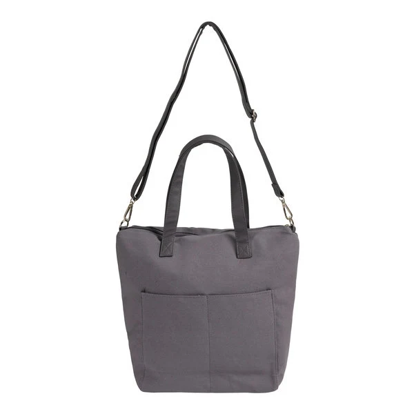 Borsa a tracolla per filato, grigio scuro