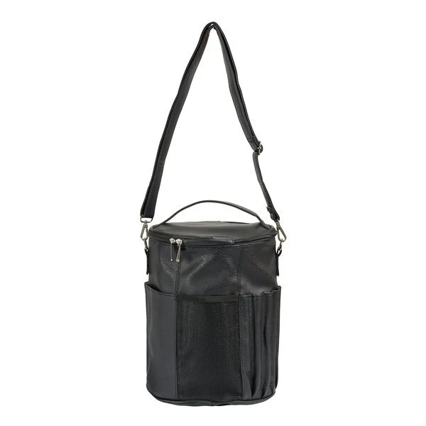 Borsa a tracolla per filato piccola, nera